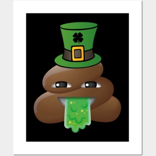 Leprechaun Poop Funny St Patricks Day Posters and Art